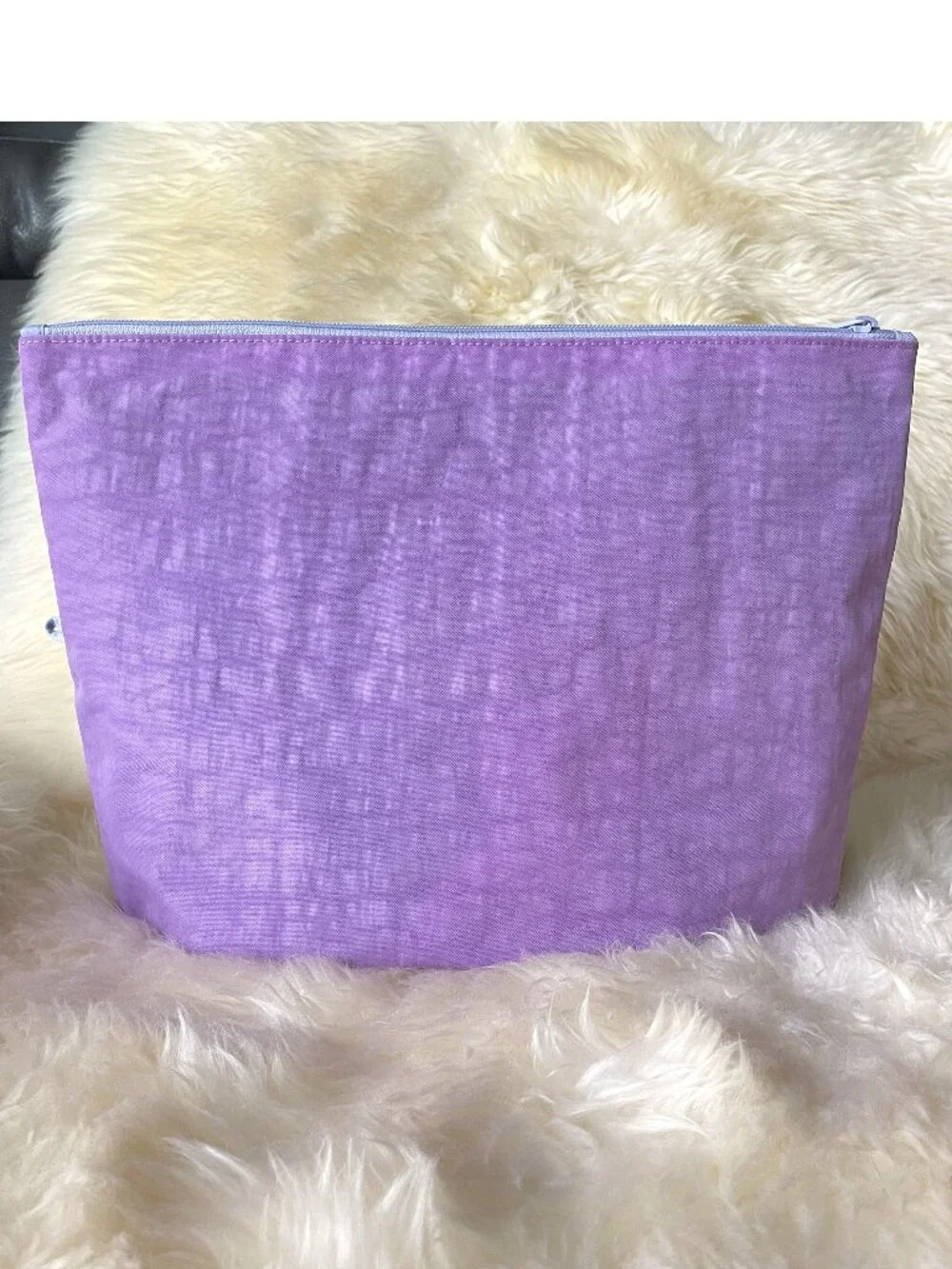NWOT Baggu Go Pouch Large - Mahogany & Pink (Kaleidoscope Mix)